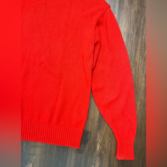 Helly Hansen Vintage Crewneck Sweater Size XL Red Winter Ski Made In USA Hip EUC - Picture 10 of 16